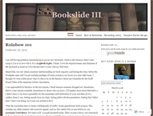 Tablet Screenshot of bookslide.wordpress.com