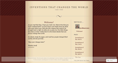 Desktop Screenshot of importantinventions.wordpress.com