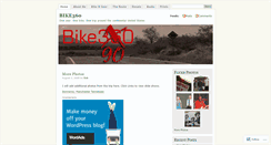 Desktop Screenshot of bike360.wordpress.com