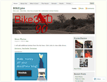 Tablet Screenshot of bike360.wordpress.com