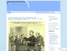 Tablet Screenshot of guerrillahistory.wordpress.com