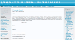 Desktop Screenshot of departamentodelengua.wordpress.com