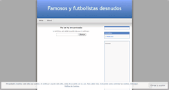 Desktop Screenshot of famososfutbolistas.wordpress.com