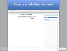 Tablet Screenshot of famososfutbolistas.wordpress.com