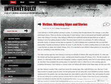 Tablet Screenshot of internetbully.wordpress.com