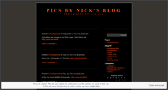 Desktop Screenshot of picsbynick.wordpress.com