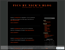 Tablet Screenshot of picsbynick.wordpress.com