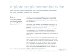 Tablet Screenshot of diplomareplacementservice.wordpress.com