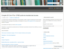 Tablet Screenshot of fasoinfodoc.wordpress.com