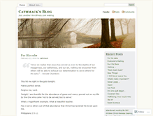 Tablet Screenshot of cathmack.wordpress.com