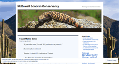 Desktop Screenshot of mcdowellsonoranconservancy.wordpress.com