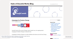 Desktop Screenshot of gracefulkatie.wordpress.com