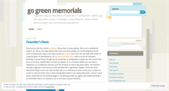 Desktop Screenshot of ggcemetery.wordpress.com