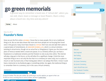 Tablet Screenshot of ggcemetery.wordpress.com