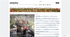 Desktop Screenshot of painpolicy.wordpress.com