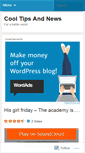 Mobile Screenshot of cooltipsandnews.wordpress.com
