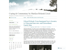 Tablet Screenshot of copingmhl.wordpress.com