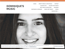 Tablet Screenshot of dominique2001.wordpress.com