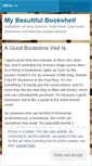 Mobile Screenshot of mybeautifulbookshelf.wordpress.com