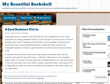 Tablet Screenshot of mybeautifulbookshelf.wordpress.com