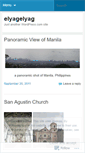 Mobile Screenshot of elyagelyag.wordpress.com