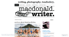 Desktop Screenshot of kjmacdonald.wordpress.com