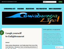 Tablet Screenshot of cowabungalifestyles.wordpress.com