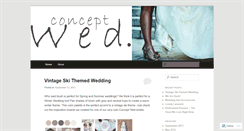 Desktop Screenshot of conceptwed.wordpress.com