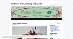 Desktop Screenshot of fribadearclothingandjewelry.wordpress.com