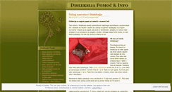 Desktop Screenshot of disleksija.wordpress.com