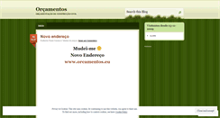 Desktop Screenshot of orcamentos.wordpress.com
