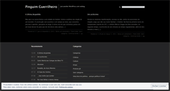 Desktop Screenshot of pinguimguerrilheiro.wordpress.com