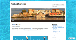 Desktop Screenshot of cretanchronicles.wordpress.com