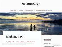 Tablet Screenshot of mycharlieangel.wordpress.com