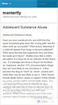 Mobile Screenshot of manterfly.wordpress.com