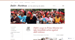 Desktop Screenshot of dalitbangladesh.wordpress.com