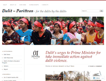 Tablet Screenshot of dalitbangladesh.wordpress.com