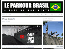 Tablet Screenshot of leparkourbrasil.wordpress.com