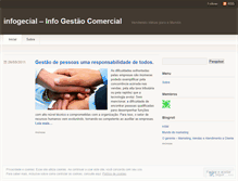 Tablet Screenshot of infogecial.wordpress.com