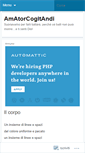 Mobile Screenshot of amatorcogitandi.wordpress.com