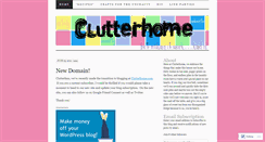 Desktop Screenshot of clutterholic.wordpress.com