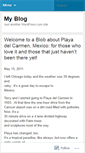 Mobile Screenshot of blogaboutplayadotcom.wordpress.com