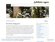 Tablet Screenshot of jubilateagno.wordpress.com
