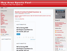 Tablet Screenshot of bayareasportsfan.wordpress.com