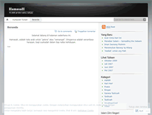 Tablet Screenshot of hamasah.wordpress.com