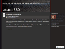 Tablet Screenshot of acacia360.wordpress.com