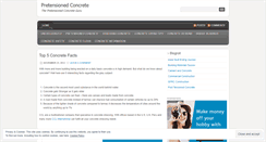 Desktop Screenshot of pretensionedconcrete.wordpress.com