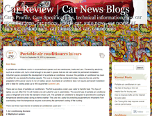 Tablet Screenshot of carreviewskoda.wordpress.com