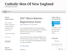 Tablet Screenshot of catholicmenne.wordpress.com
