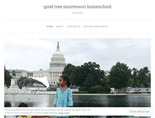 Tablet Screenshot of goodtreemontessori.wordpress.com